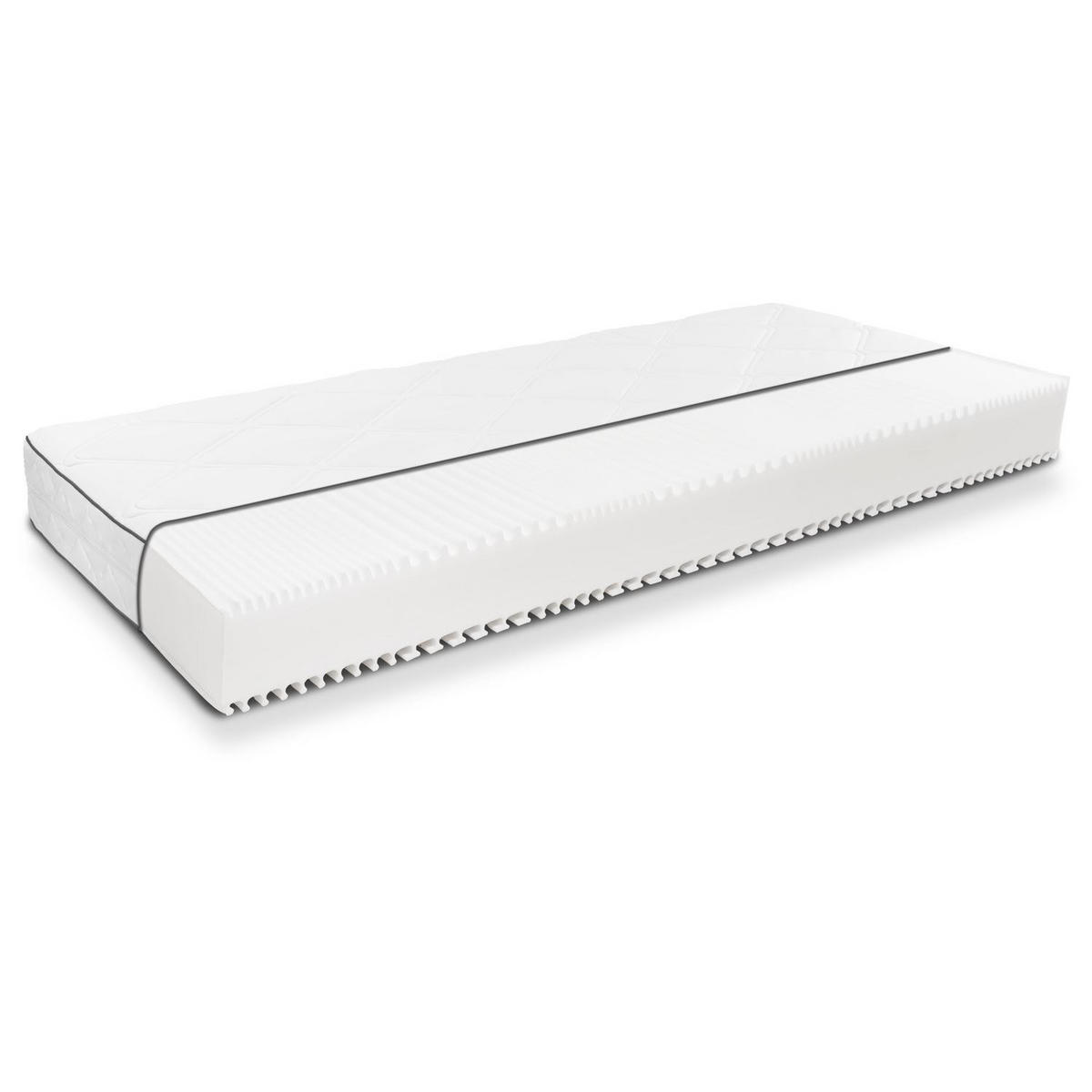 KOMFORTSCHAUMMATRATZE Superior 90x200 cm - Weiß, Textil (90/200cm) - Sleezzz