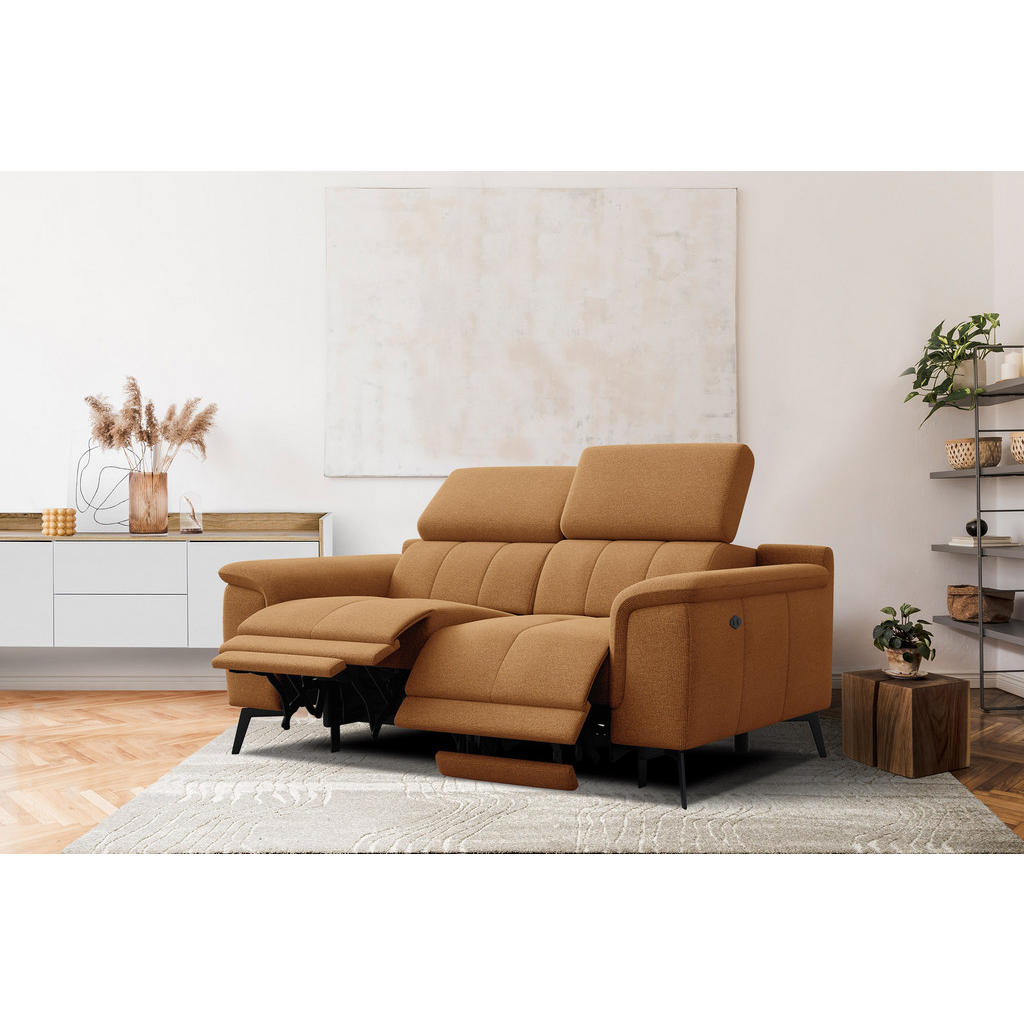 Thumbnail - Courtois Laville Relaxsofa, Orange, Textil, Rechteckig, 170x82x103 cm, Wohnzimmer, Sofas & Couches, Sofas, Heimkino Sofa...