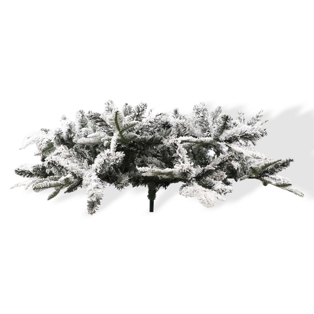 WEIHNACHTSBAUM Weiß 137/137/210 cm - Weiß, Kunststoff (210cm) - Mobili Rebecca