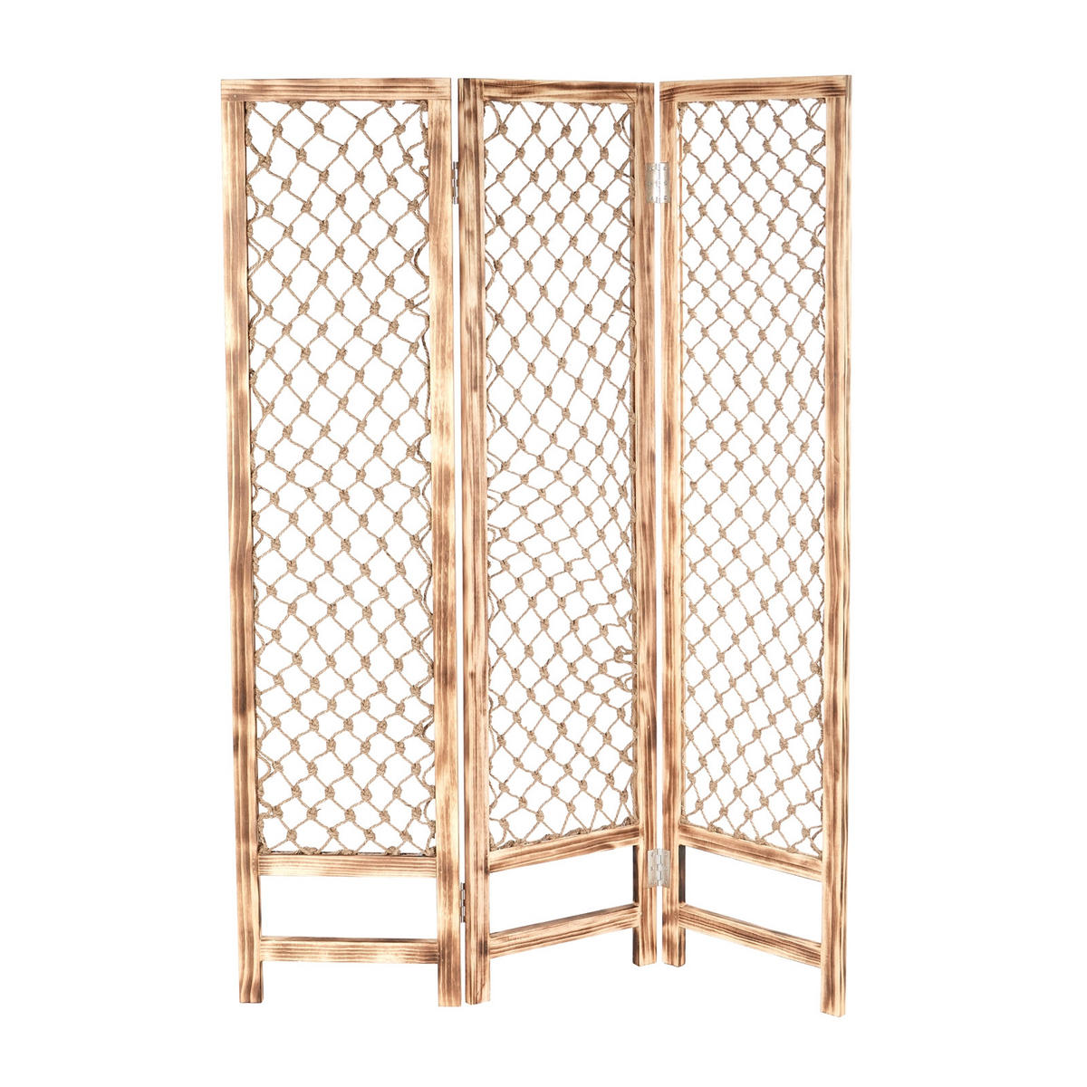 RAUMTEILER Nodi 3-tlg. Holz natur - Naturfarben, Holz (120/170/2.2cm) - CREEDWOOD