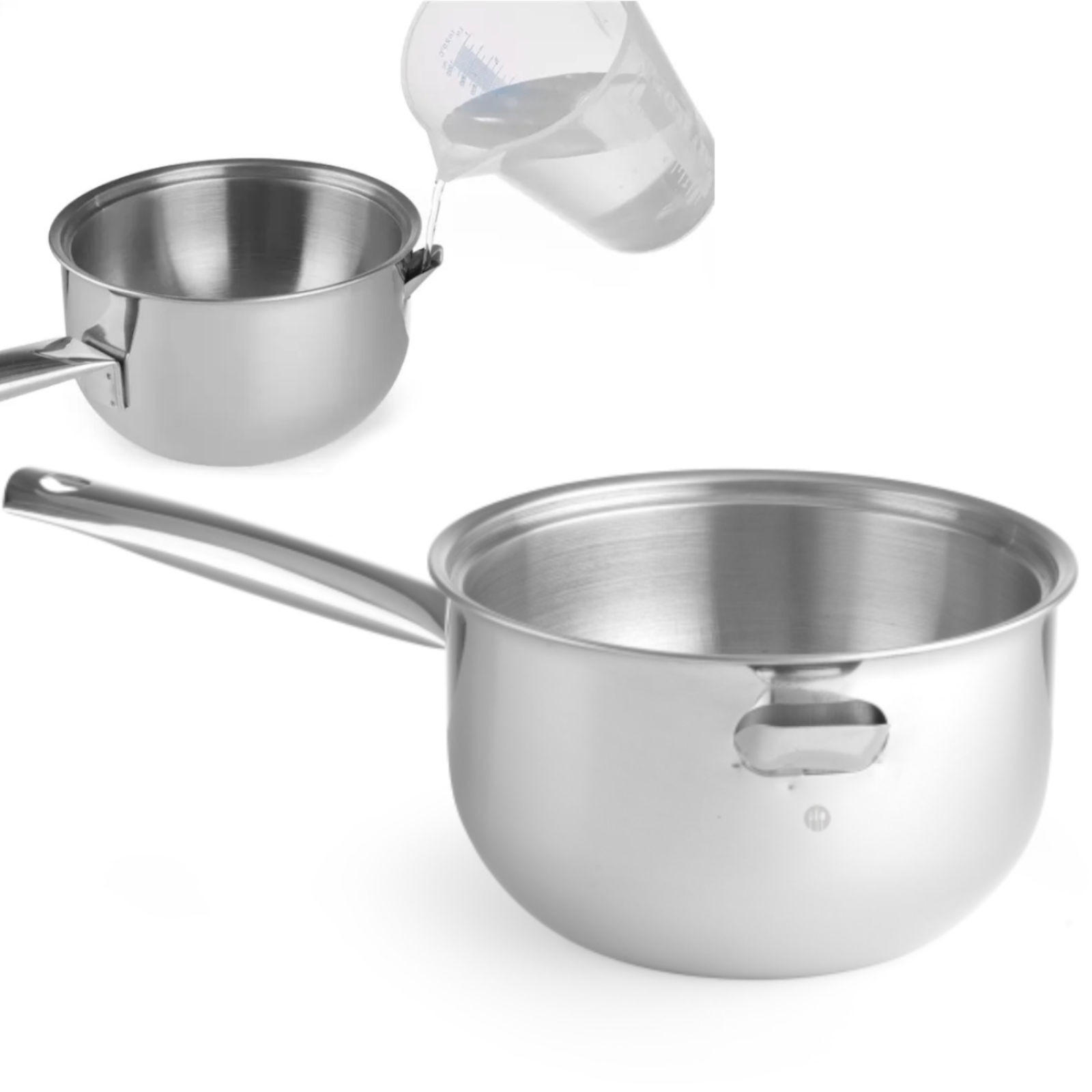 TOPF 3441353 - Silberfarben, Metall (25/30/25cm) - Hendi