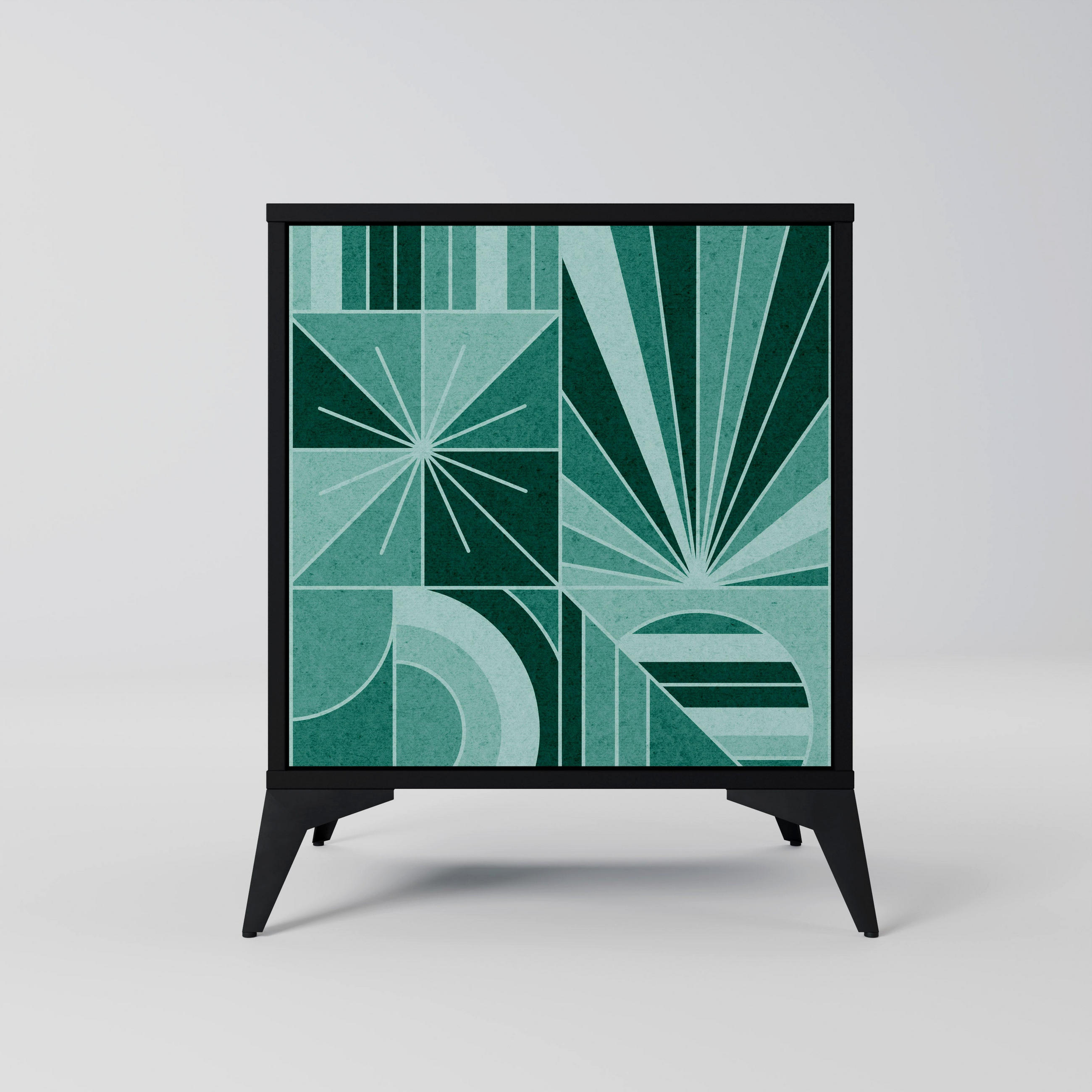 SpaceRebels Sideboard Schwarz 57.5x70.5x42 cm