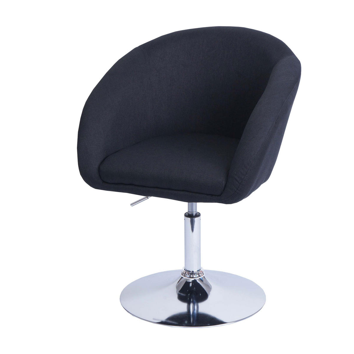 ESSZIMMERSTUHL Anthrazit 1er-Set - Anthrazit/Creme, Textil (59/90/60cm) - MCW