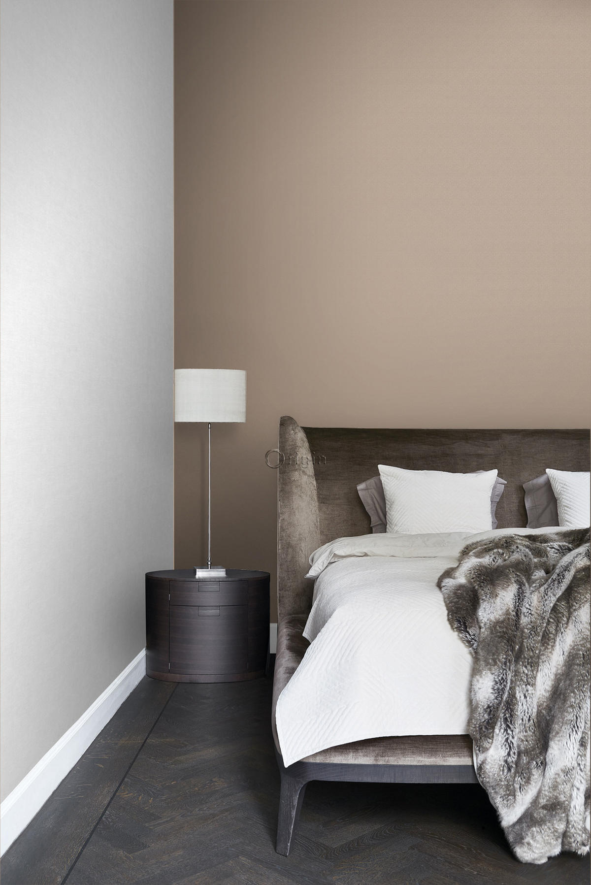 TAPETE kleine Ornamente 53 cm x 10.05 m - Braun, Papier (53/1000cm) - Origin Wallcoverings