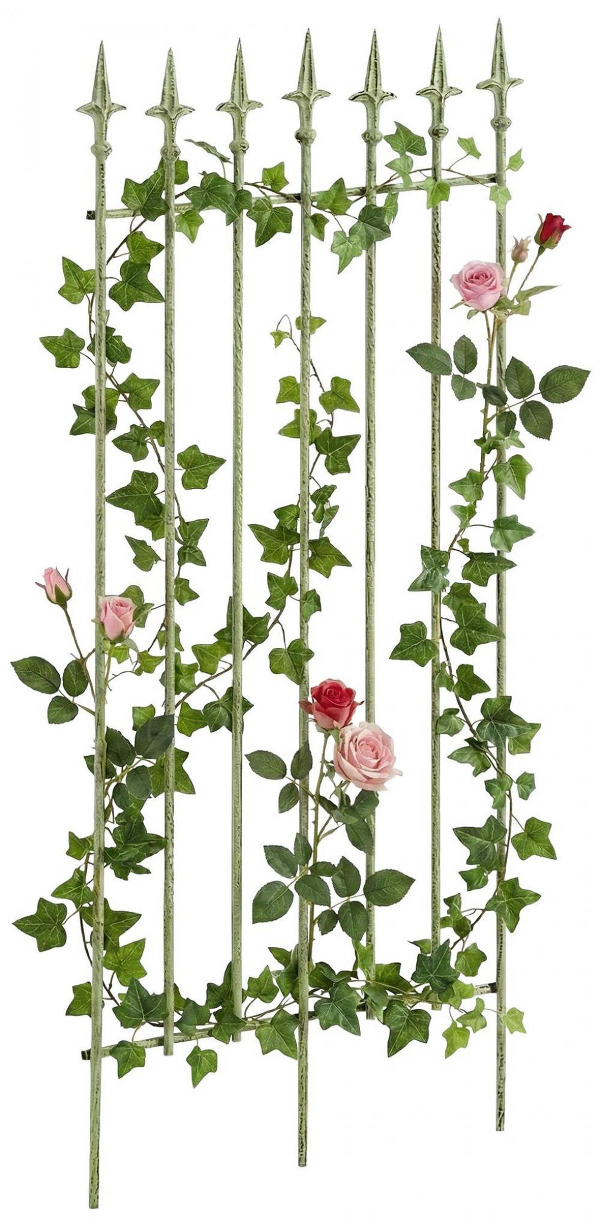 RANKGITTER Metall Antik-Grün - Grün, Metall (50/100/0.7cm) - CLP