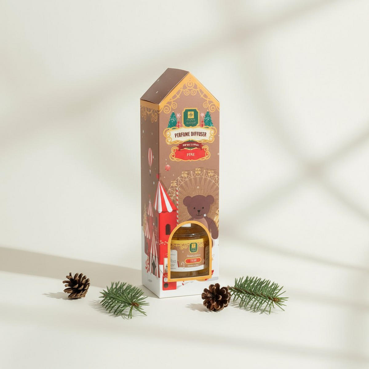 DUFTÖL 100 ml - Braun, Glas (6/6/20cm)