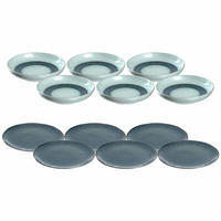 TAFELSERVICE Matera blau 12er Set - Blau, Keramik (1/1/1cm) - Leonardo Living