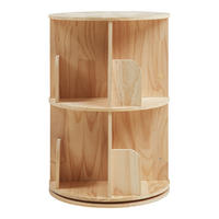 KINDERREGAL Chasek - Naturfarben, Holz (44/65/44cm) - [en.casa]