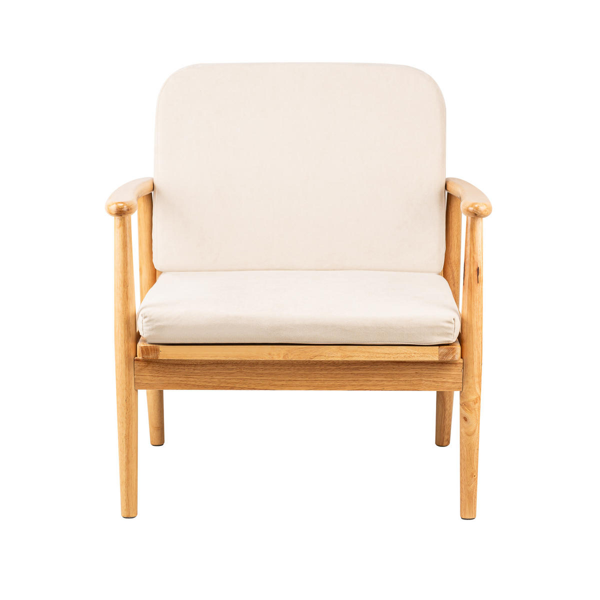 SESSEL Holz Beige - Beige, Holz (70.5/79.5/73cm) - Nordlys