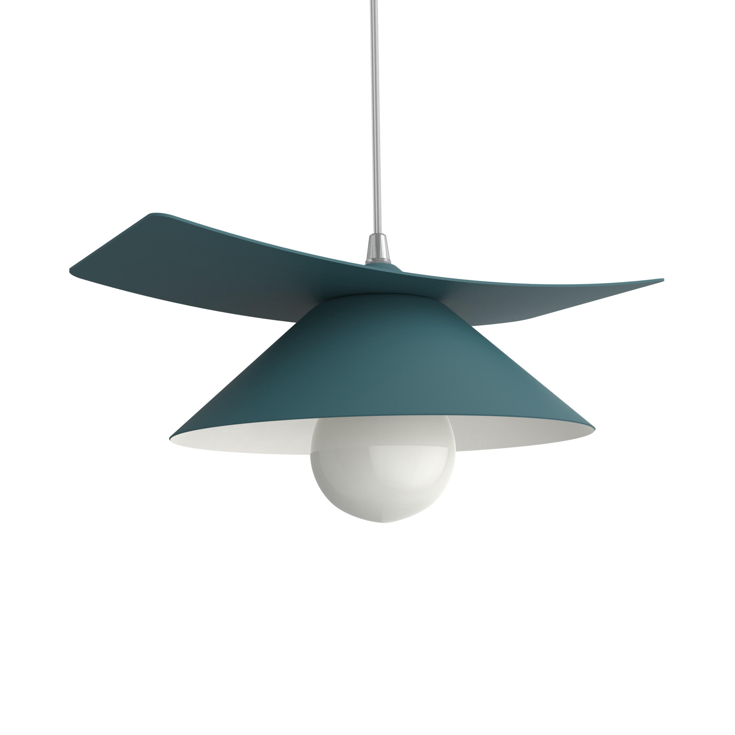 Lumicom Hängeleuchte Blau 34x10x25 cm