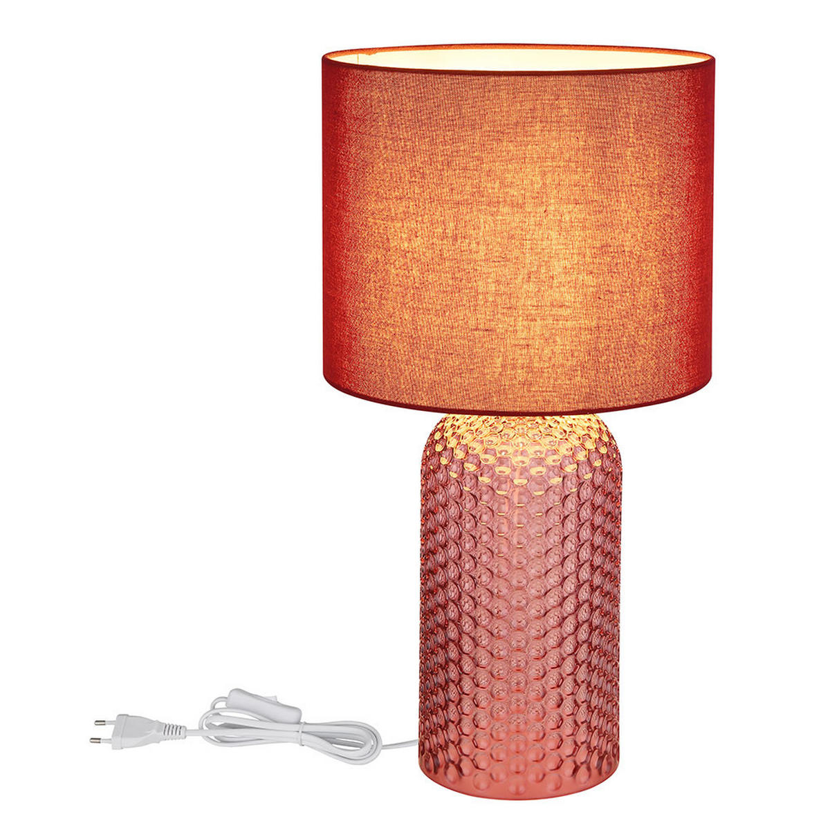 TISCHLEUCHTE SOFIA Glas Rot - Rot, Glas (26.5/26.5/50cm) - Globo Lighting