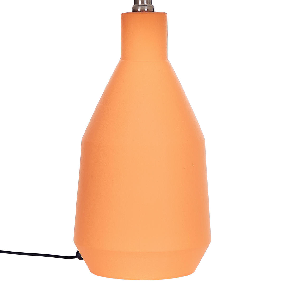 TISCHLAMPE Lambre 33/33/53 cm - Orange, Keramik (33/33/53cm) - Beliani