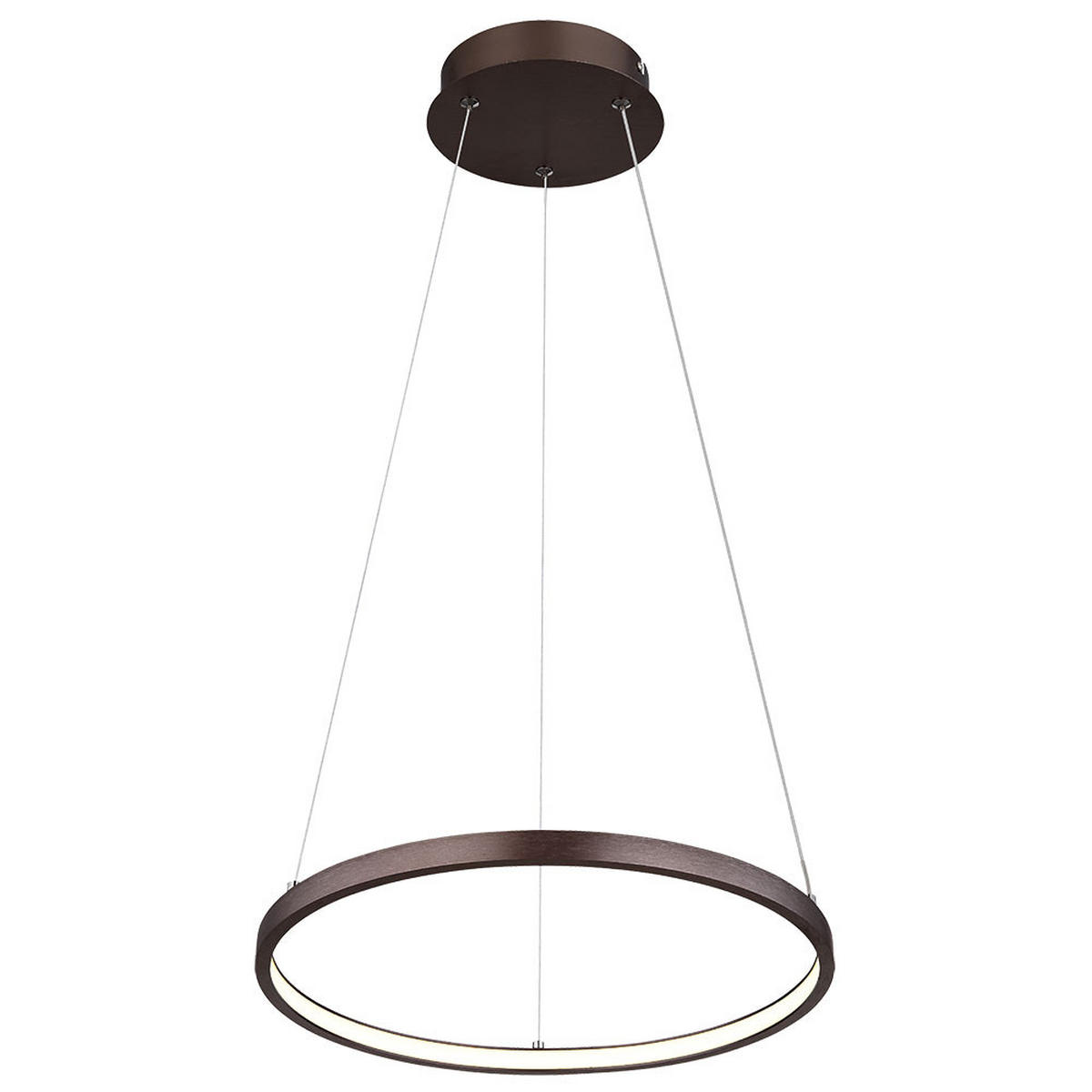 LED HÄNGELEUCHTE Metall Kaffeefarben Opal - Braun, Metall (38.5/38.5/120cm) - Globo Lighting