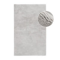 BADTEPPICH Waschbar Pure 500 Grau 40x60 cm - Grau, Textil (40/60cm) - carpet city