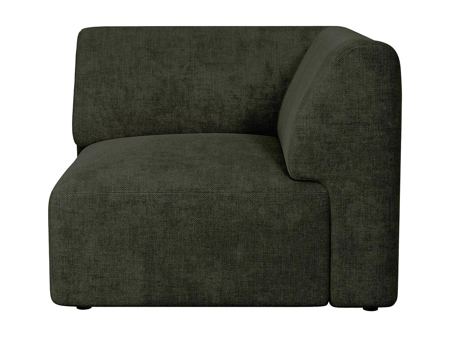 SESSEL mit gerader Rückenlehne - 1 Person - stoff - grün Pogni - Grün, Textil (97/73/97cm) - Vente-Unique