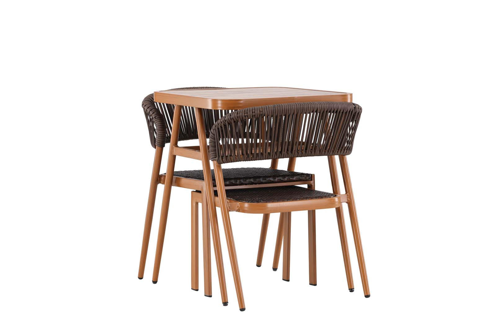 GARTENSET braun - Braun, Holzwerkstoff - ebuy24