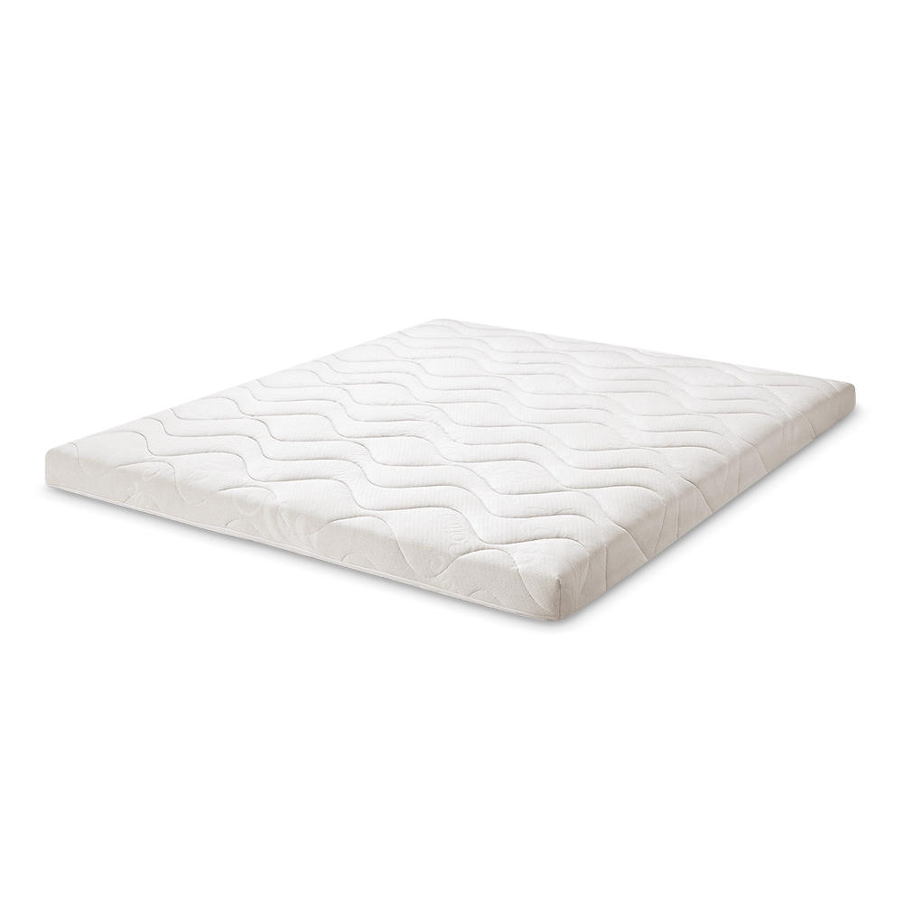 TOPPER Natura Latex Weiß 80x200 cm – Höhe 8 cm - Weiß, Naturmaterialien/Textil (80/200cm) - Letti Moderni