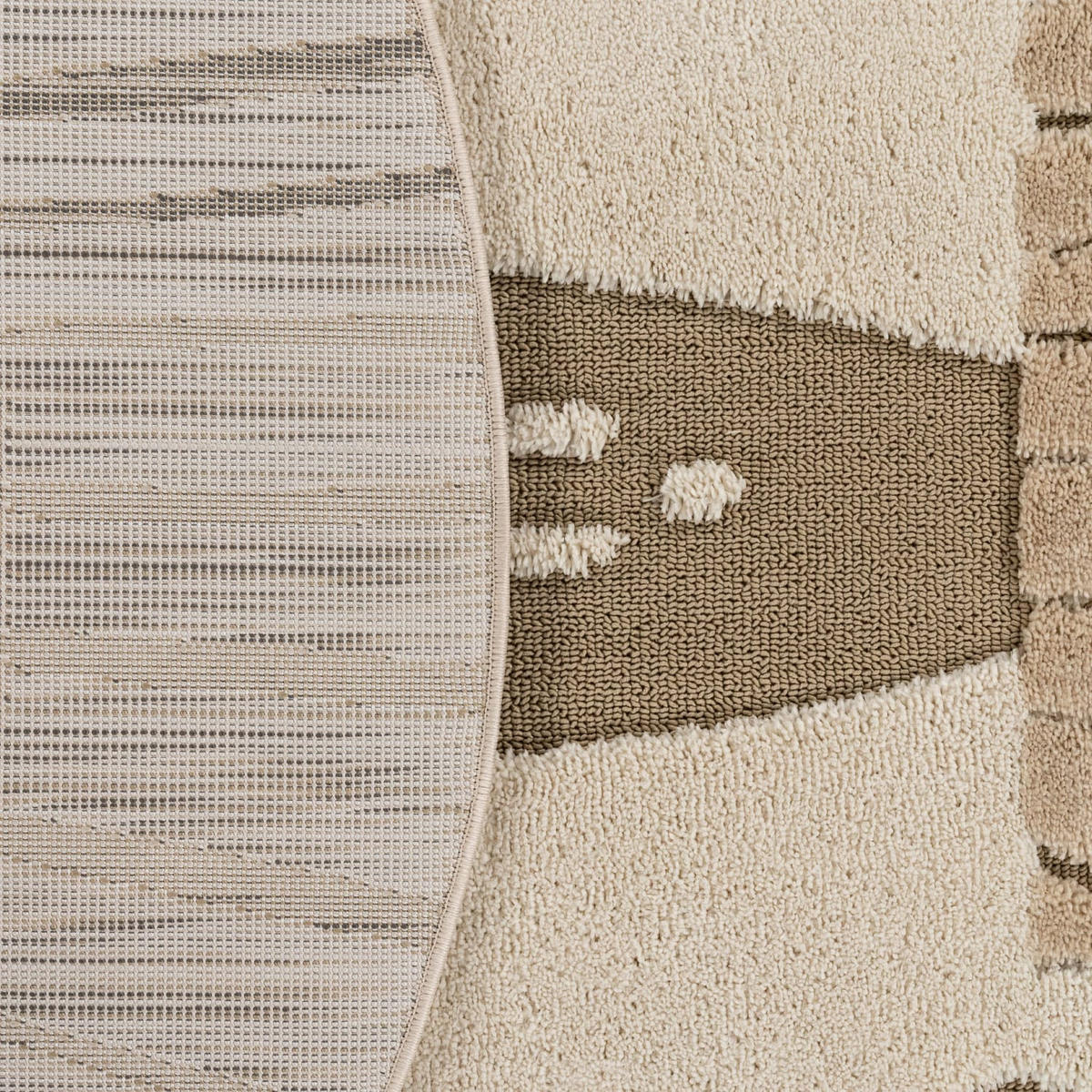 KINDERTEPPICH 120/120 cm Togo 379 - Creme, Kunststoff (120/120cm) - Paco Home