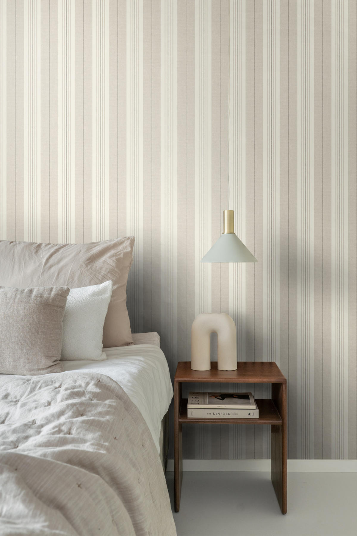 TAPETE Streifen 53 cm x 10.05 m - Braun, Papier (53/1000cm) - ESTAhome
