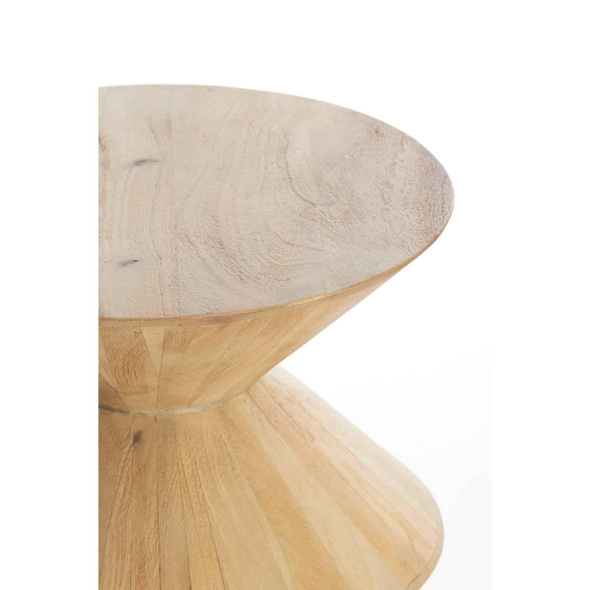 BEISTELLTISCH Larus Natürlich 40/40/50 cm - Hellbraun, Holz (40/40/50cm) - Light & Living