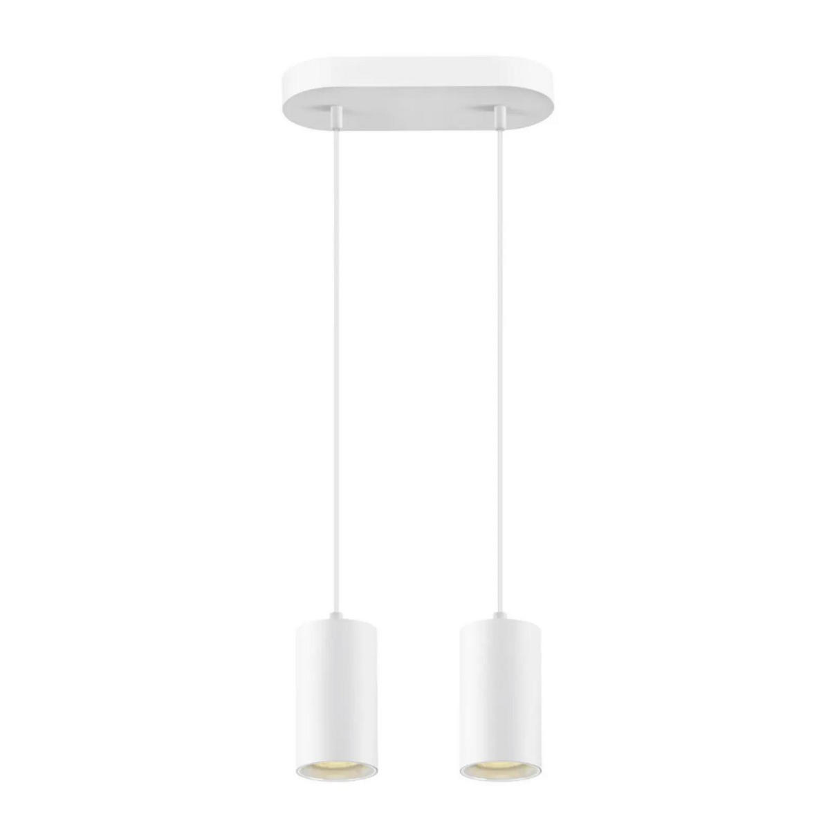 PENDELLEUCHTE ASTO TUBE Weiß - Weiß, Metall (3.5/3.5/26.2cm) - SLV