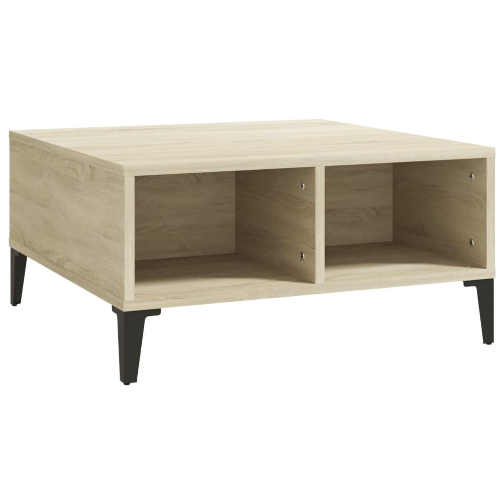 COUCHTISCH Sonoma-Eiche 60x60x30 cm Holzwerkstoff - Braun, Holzwerkstoff (60/60/30cm) - furnicato