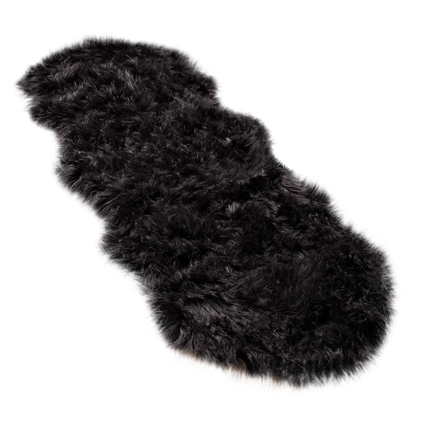 HOCHFLORTEPPICH 55/160 cm Playa 960 - Schwarz, Textil (55/160cm) - Paco Home