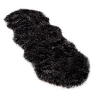 HOCHFLORTEPPICH 55/160 cm Playa 960 - Schwarz, Textil (55/160cm) - Paco Home