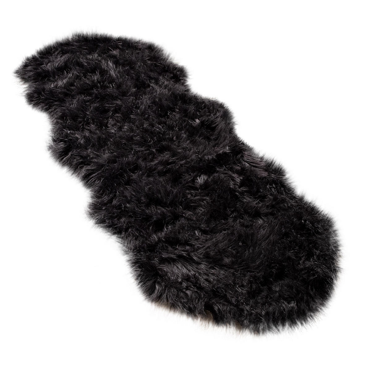 HOCHFLORTEPPICH 55/160 cm Playa 960 - Schwarz, Textil (55/160cm) - Paco Home