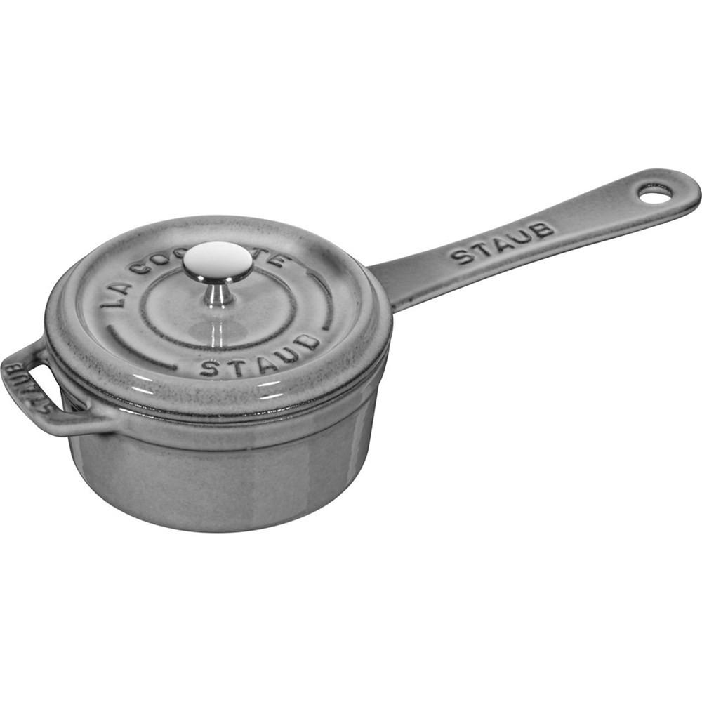 STIELTOPF Grau 23.4/10.2/7.2 cm 405095360 - Grau, Metall (10.2cm) - Staub