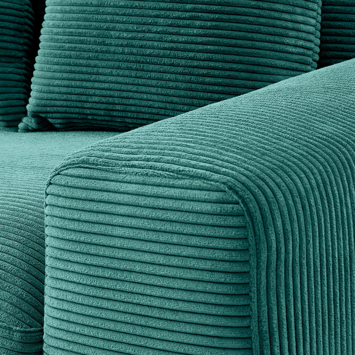 3-SITZER SOFA - Türkis, Textil (243/92/103cm) - home24