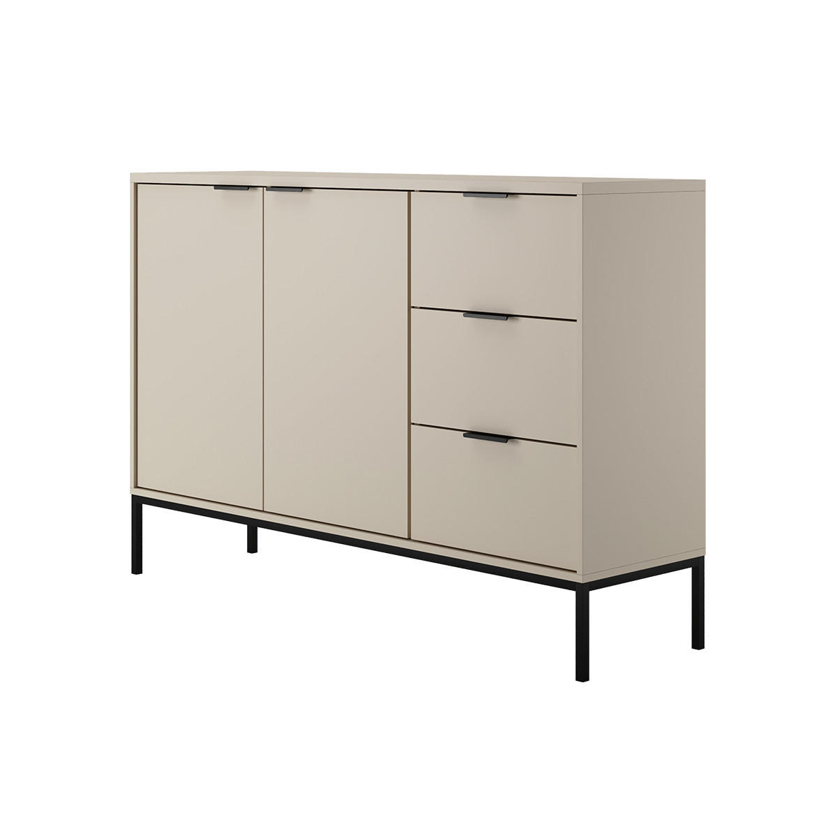 SIDEBOARD Seattle Kaschmir - Beige, Holzwerkstoff (150/100.4/40cm) - Petits-meubles