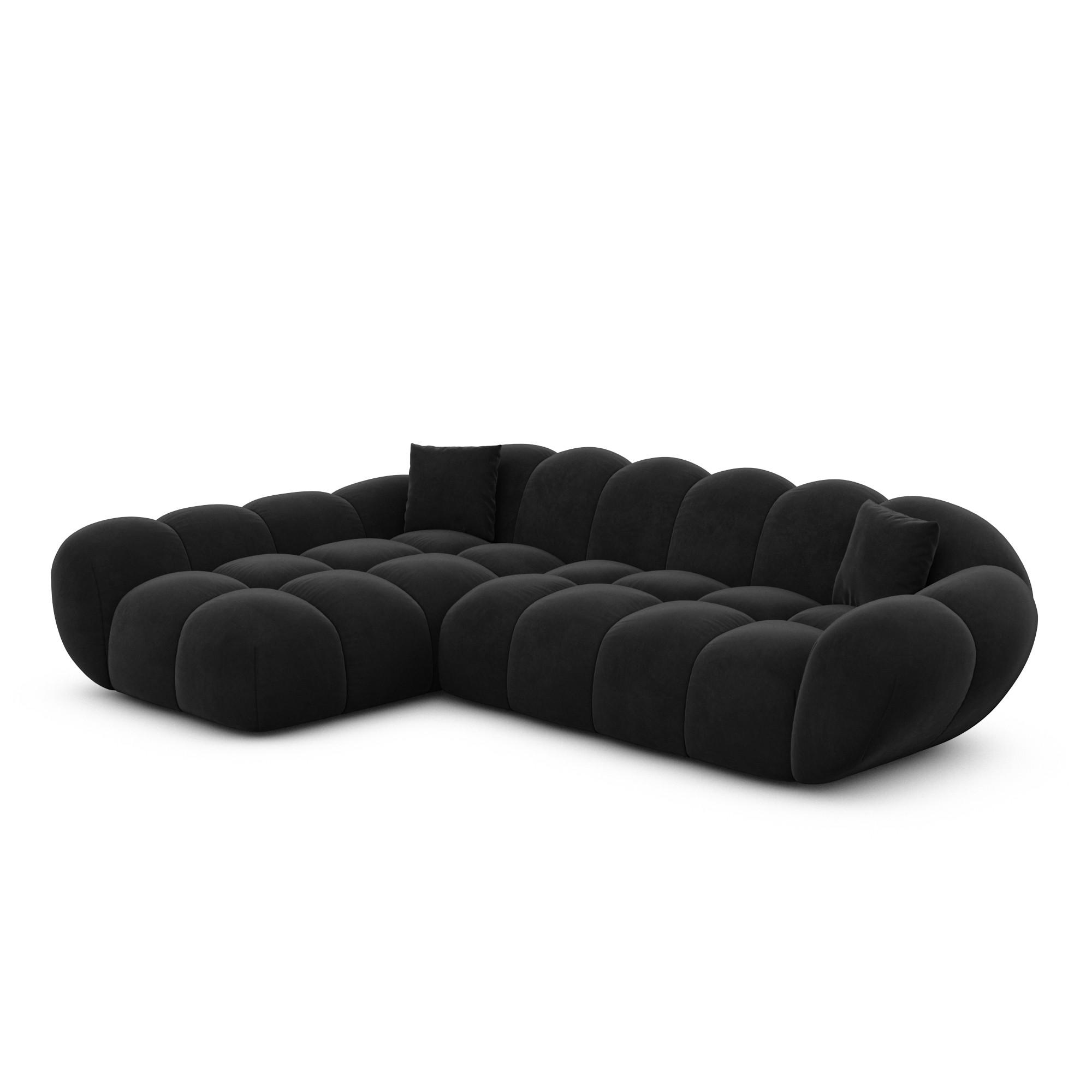 Varoyal Ecksofa Schwarz 265x160 cm