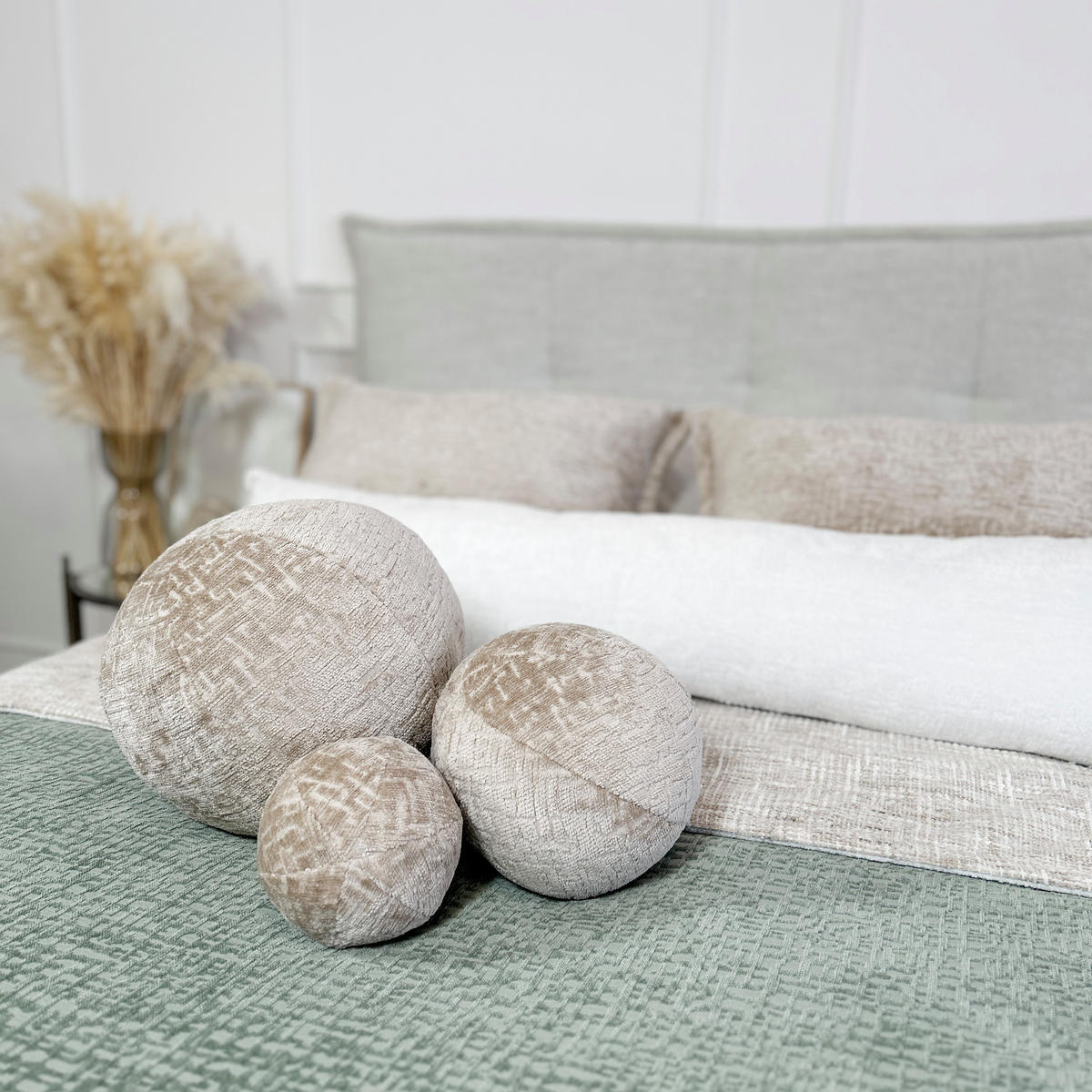 ZIERKISSSEN Happy Pill Beige 13 cm - Beige, Textil (13/13cm) - Maison de Reve