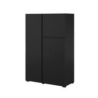 KOMODA Maxis Čierna - čierna, kompozitné drevo (92/139/40cm) - Petits-meubles