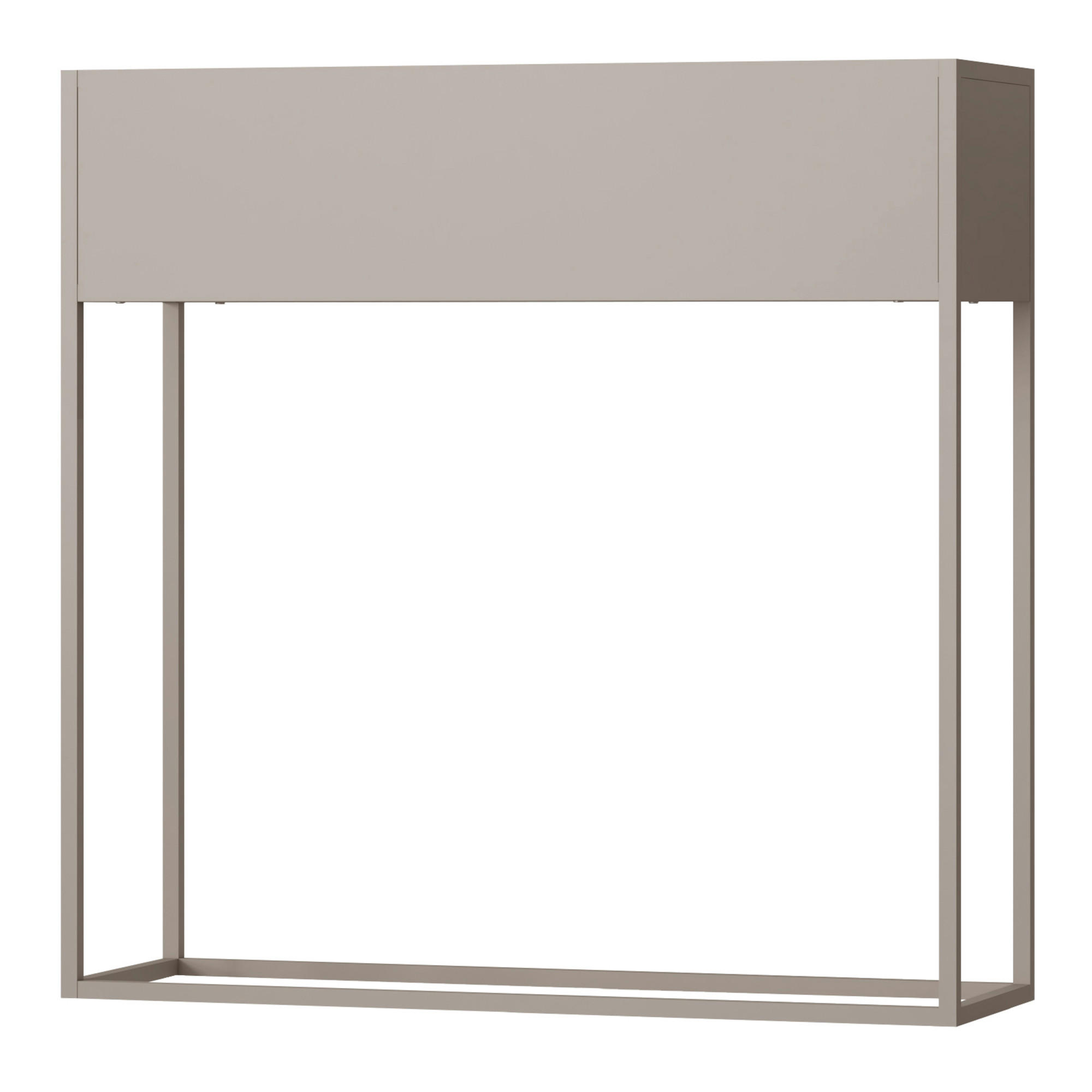 BLUMENSTÄNDER Joensuu - Hellgrau, Metall (80/80/25cm) - [en.casa]