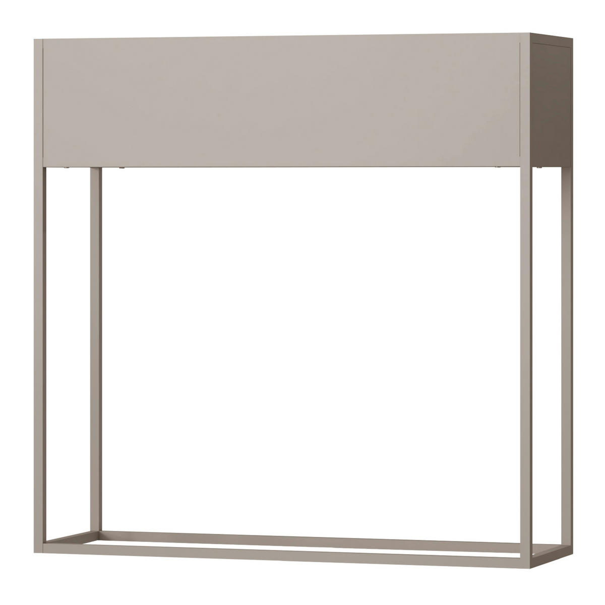 BLUMENSTÄNDER Joensuu - Hellgrau, Metall (80/80/25cm) - [en.casa]