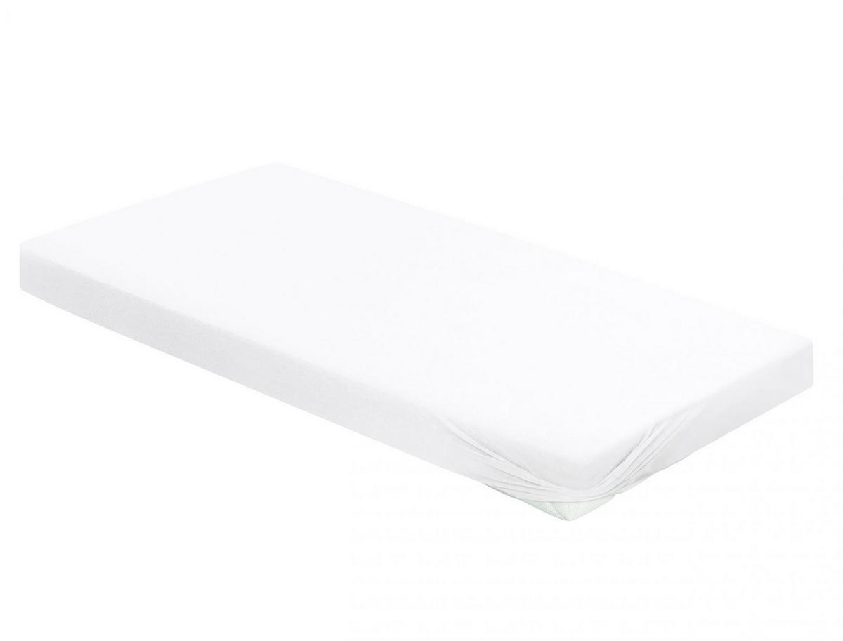SPANNBETTTUCH VESUV 0012 - Weiß, Textil (190/200cm) - Irisette