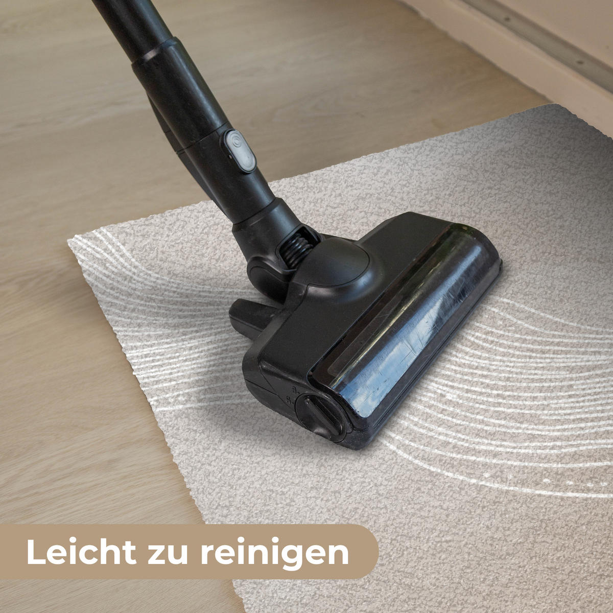 FUSSMATTE Wellenlinien - Fließend - Sandfarben Fußabtreter 60x40 cm - Beige, Kunststoff (60/40cm) - MuchoWow