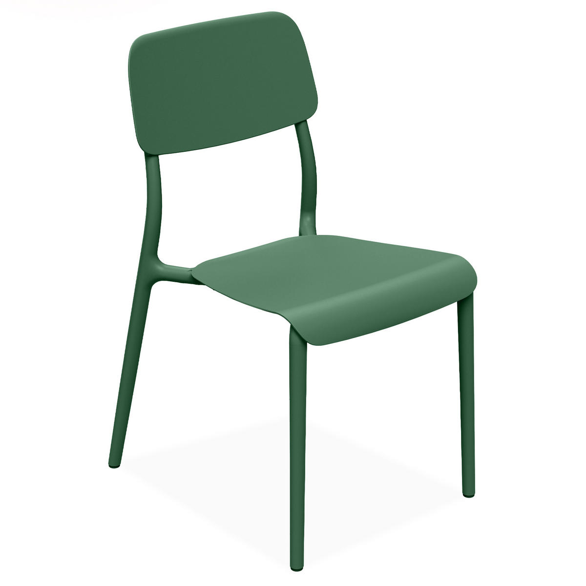 GARTENSTUHL GALIO, 2-er Set - Grün, Kunststoff (47.5/84/55.5cm) - KONSIMO®