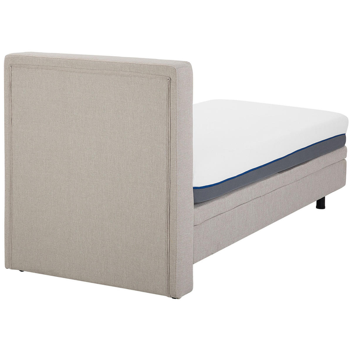 POLSTERBETT 80/200cm Beige Duke - Beige, Textil (80/200cm) - Beliani