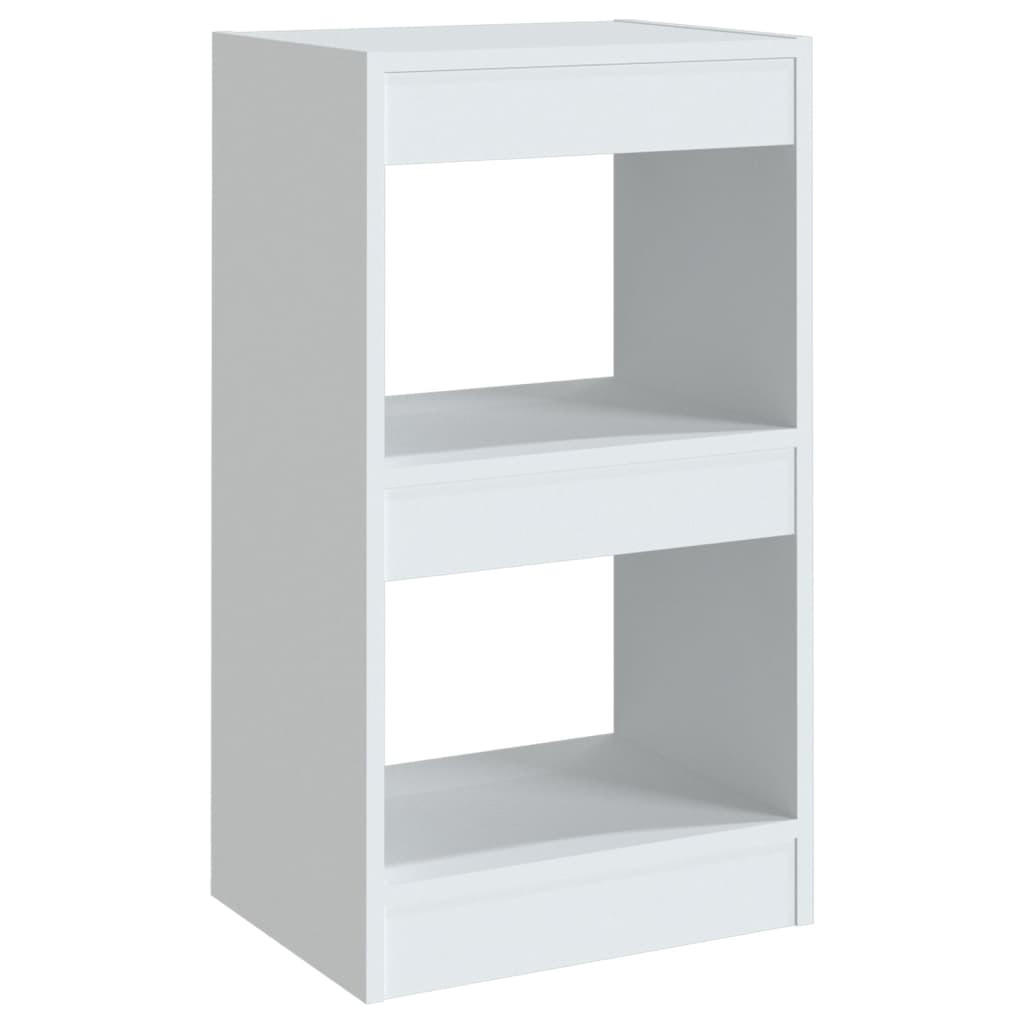 vidaXL Bücherregal Weiß 40x72x30 cm