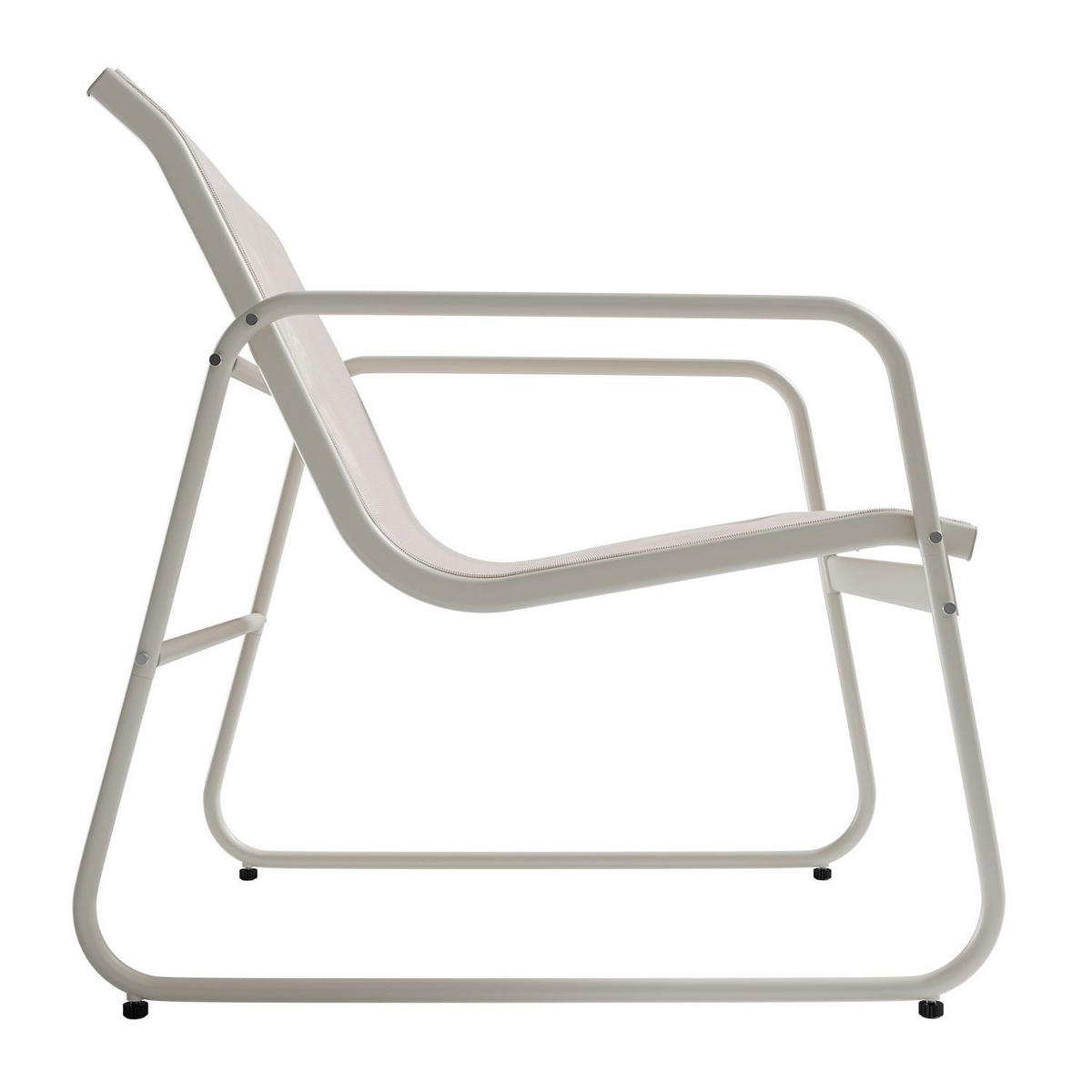 GARTENMÖBELSET Genua 4-tlg. Sand - Beige, Metall - Juskys