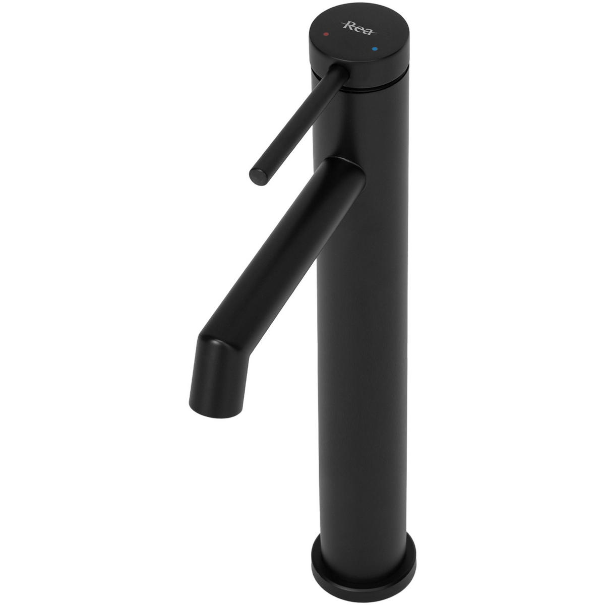 WASCHBECKENARMATUR Rea Foss Black Matt High - Schwarz, Metall (4/29.5/20cm) - REA
