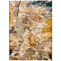 WEBTEPPICH Mehrfarbig Anouk 140/200 cm - Taupe/Gelb, Naturmaterialien/Textil (140/200cm) - Atticgo