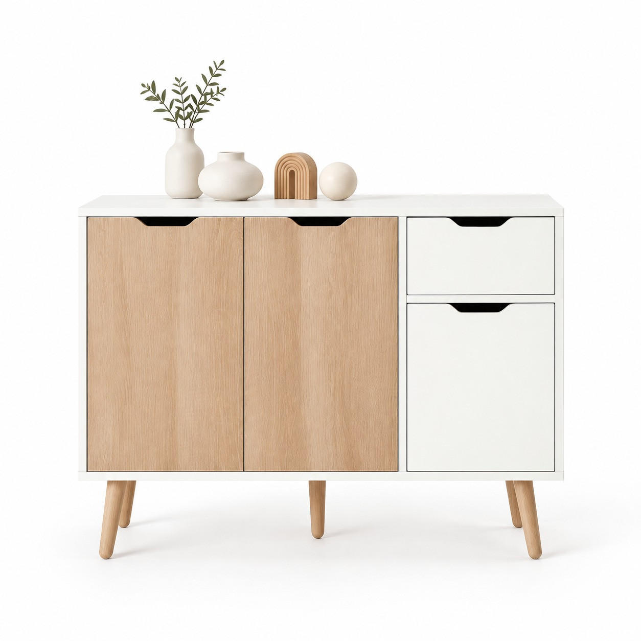Ivmeu Sideboard Weiß 30x72x90 cm