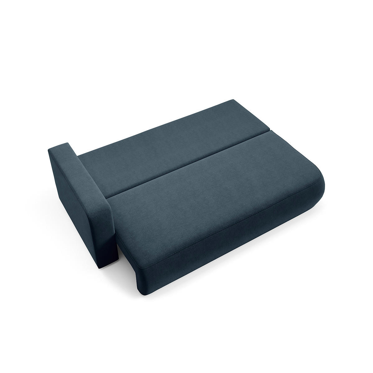 SOFA Antonio 3 Sitzplätze Blau - Blau, Holz (228/82/106cm) - Petits-meubles
