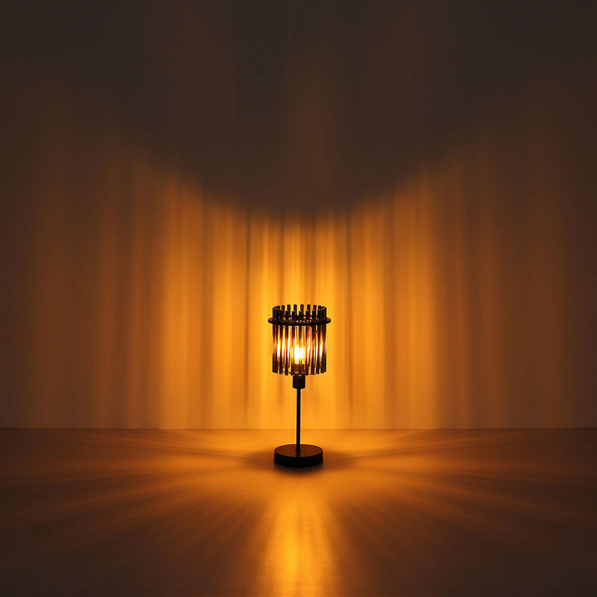 TISCHLEUCHTE GORLEY - Orange, Glas (15/15/37.5cm) - Globo Lighting
