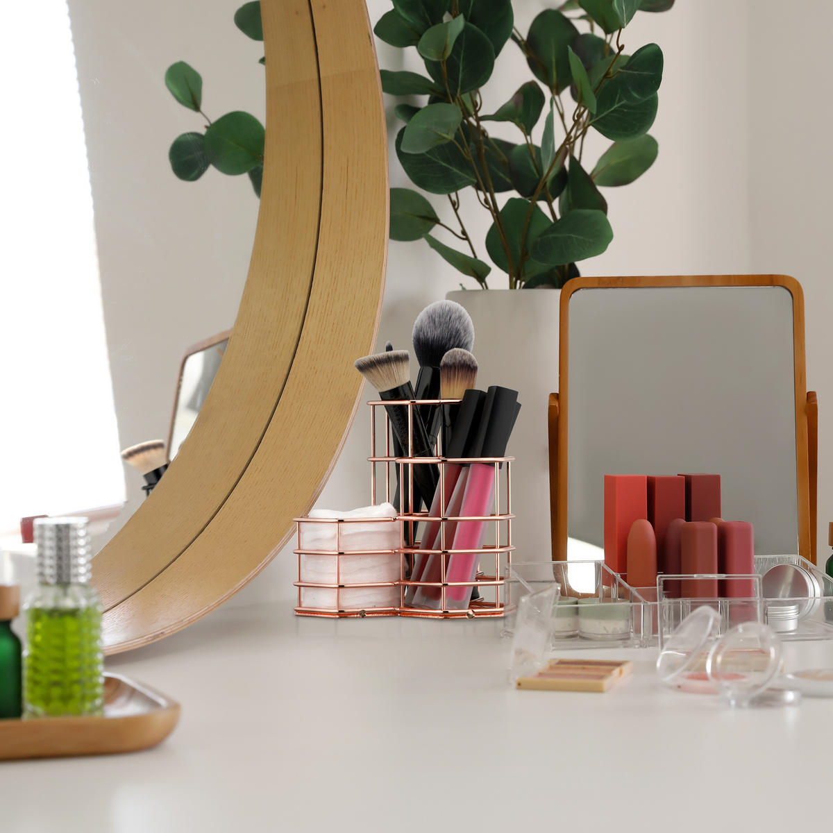 PINSELHALTER - Kupferfarben, Metall (12/12.5/12.5cm) - Relaxdays