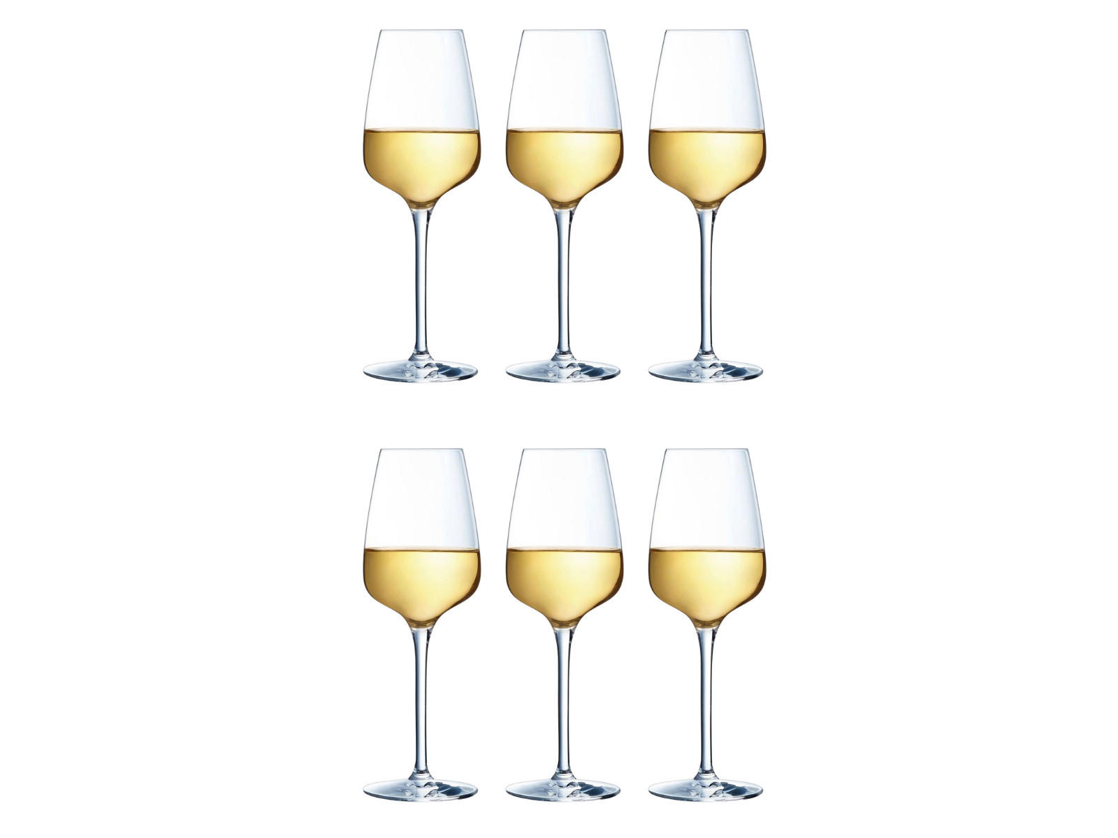 WEISSWEINGLAS Weiße Weingläser Sublym 250 ml - 6 Stücke - Transparent, Glas (0.25L)